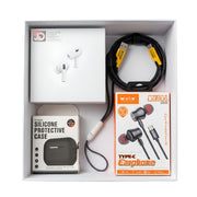 Earpods pro 2 premium + 4 Free Gifts ( 5-in-1 Mega Combo )